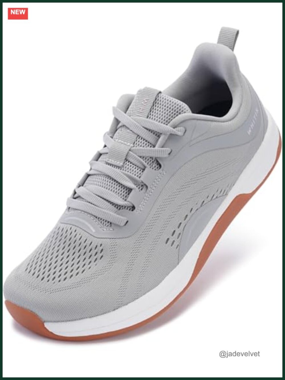 Wide Toe Box Zero Drop Running Shoes Lace-Up Mesh